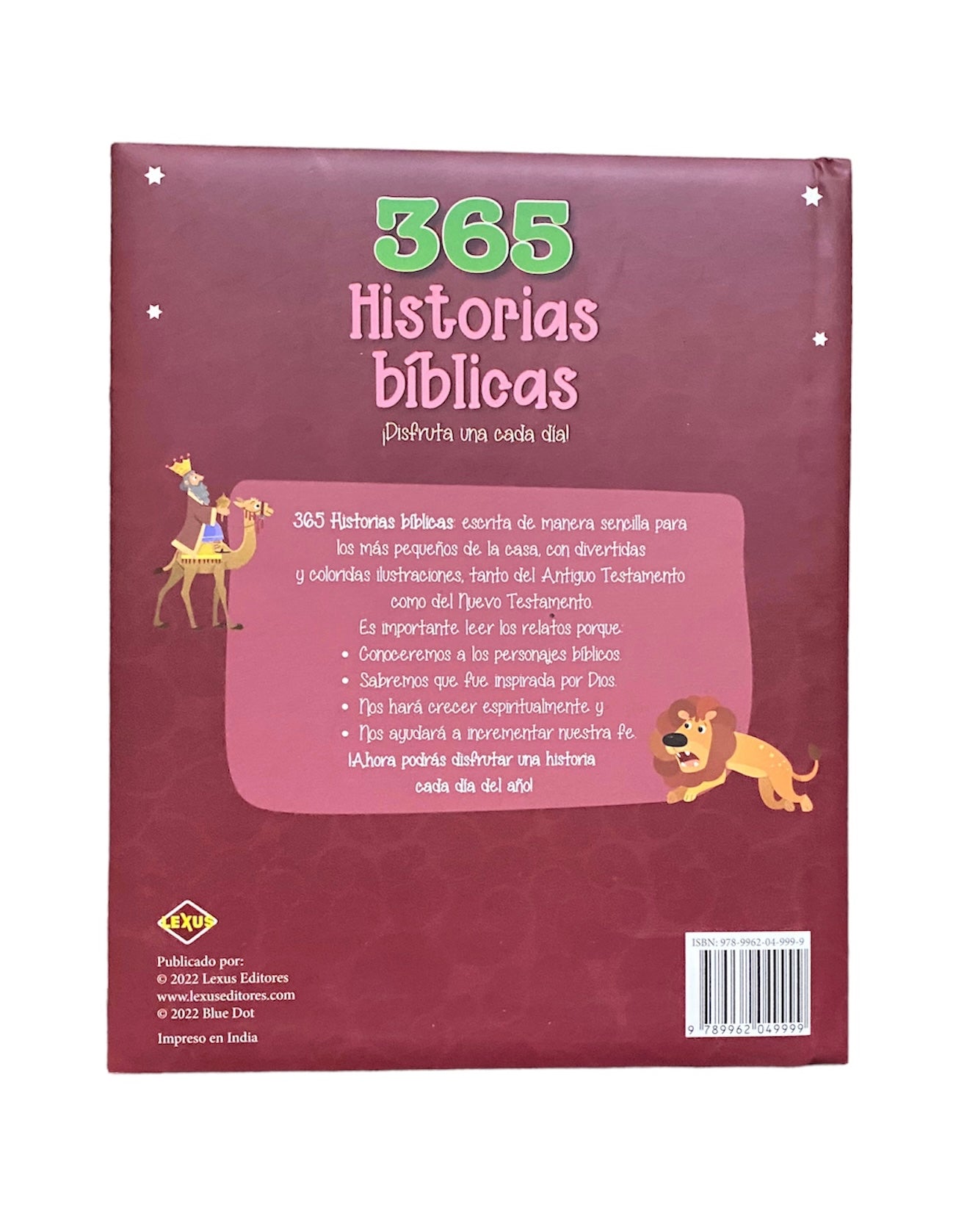 365 Historias Bíblicas, Una Para Cada Dia, con Hermosas Ilustraciones