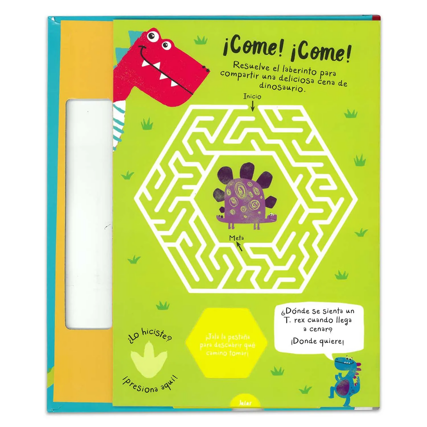 Libro Educativo Hay un Dinosaurio en mi Laberinto