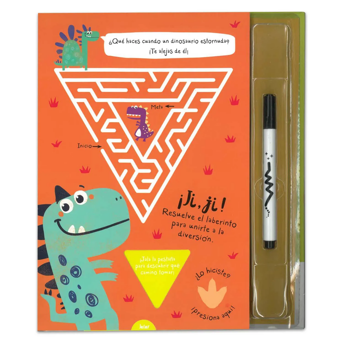 Libro Educativo Hay un Dinosaurio en mi Laberinto