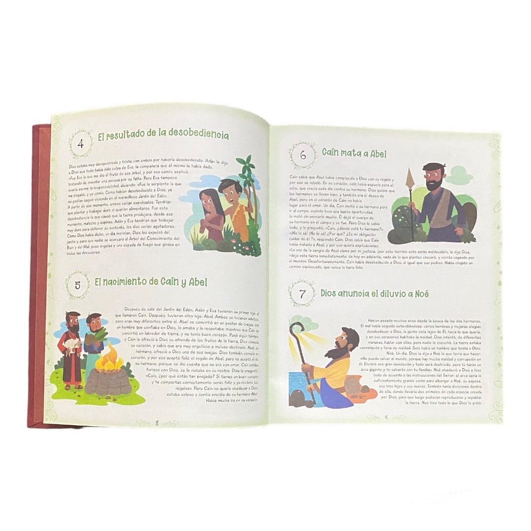 365 Historias Bíblicas, Una Para Cada Dia, con Hermosas Ilustraciones