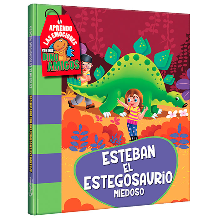 Libro Infantil en Valores, Esteban el Estegosaurio Miedoso