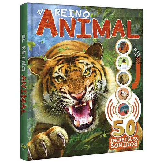 Libro Infantil El Reino Animal con 50 Increíbles Sonidos