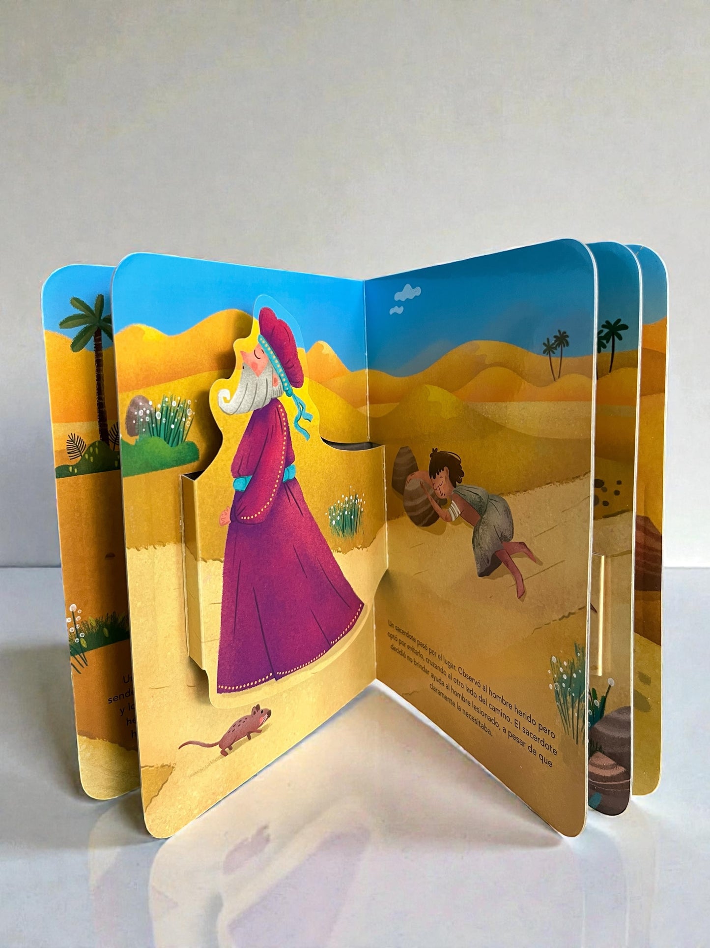 Colección Historias Bíblicas 3D - Cruzando el Mar Rojo, Josué y el Muro, David y Goliat y el Buen Samaritano